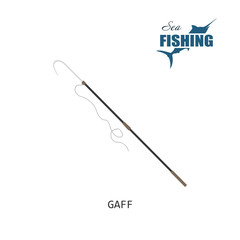 Fishing gaff. Item of fishing