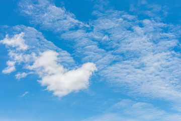blue sky with cloud
