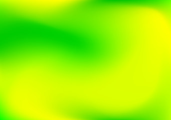 Abstract blur gradient background with trend green, yellow and lime colors for deign concepts, wallpapers, web, presentations and prints. Vector illustration.