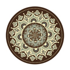 Mandala.  Oriental pattern.