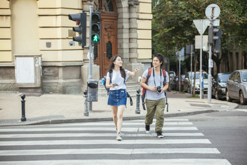 Young Asian Tourists