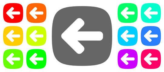 colorful vector icons set