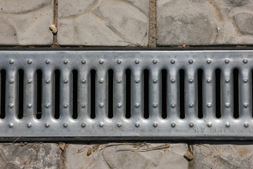 steel metal grey galvanized  zinced drainage grate of drainage c