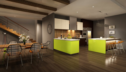 Modern house interior