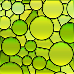 abstract vector stained-glass mosaic background