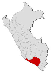 Map - Peru, Arequipa