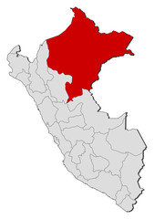 Map - Peru, Loreto