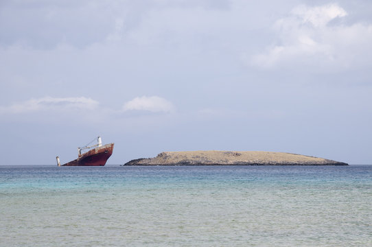 the sinking in  Diakofti Kythira