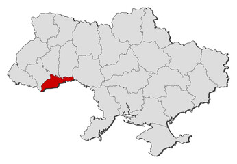 Map - Ukraine, Chernivtsi