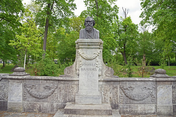 Obraz premium Denkmal Johannes Brahms in Meiningen