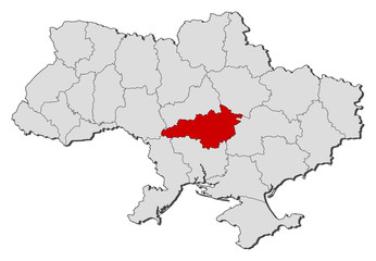 Map - Ukraine, Kirovohrad