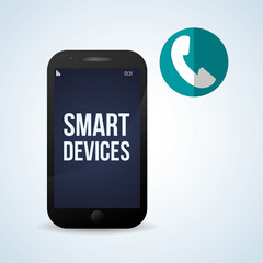 Smart device design. Gadget icon. Isolated illustration , vector