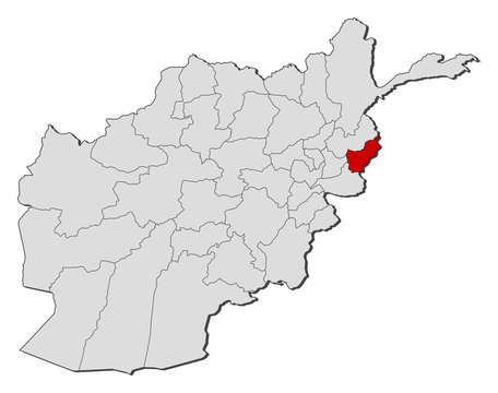 Map - Afghanistan, Kunar
