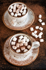 Still life with hot chocolate