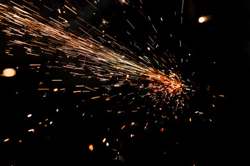 bright sparks of metal - Powered by Adobe