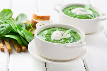 Spinach soup