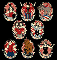 Pattern of the circus.