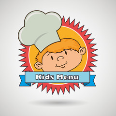 kids menu design 