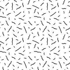 Retro memphis pattern - seamless background.