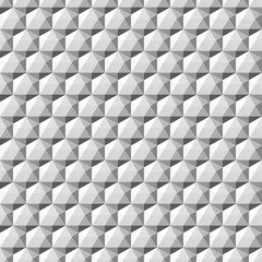 Gray geometric 3d shapes - seamless.