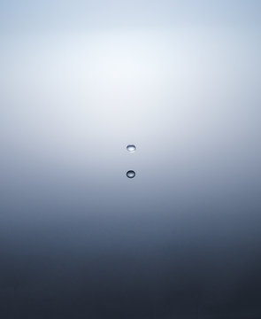 Close up of water drop