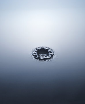 Close up of water drop