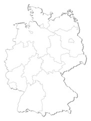 Fototapeta na wymiar Map - Germany