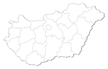 Map - Hungary