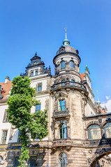 Residenzschloss in der historischen Altstadt von Dresden