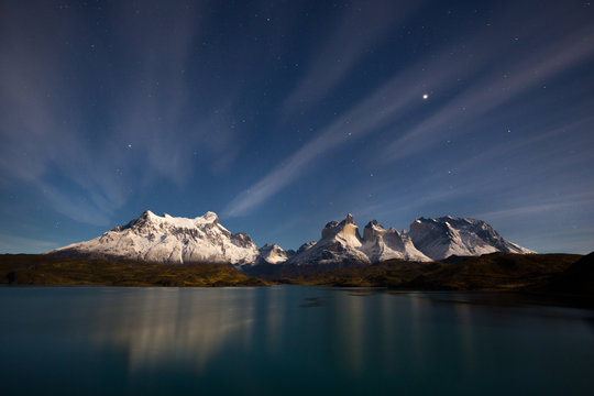 The Paine Massif at Night