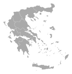 Fototapeta na wymiar Map - Greece