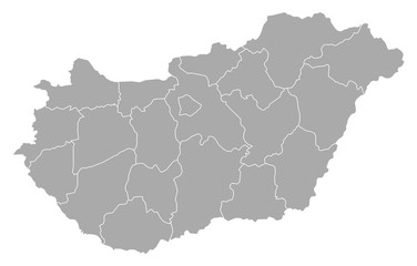 Map - Hungary