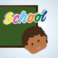 Education design. school icon. isolated illustration , vector