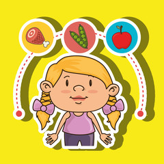 kids menu design 