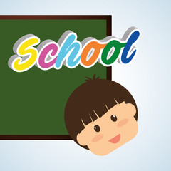 Education design. school icon. isolated illustration , vector
