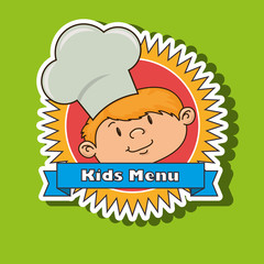 kids menu design 
