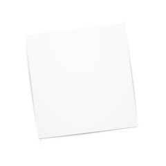 Vector sheet of paper.