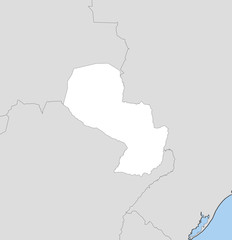 Map - Paraguay