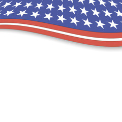 Independence Day of America. American Flag Background.