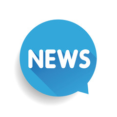News icon label vector