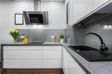 Luxury and simple kitchen