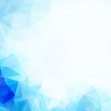 Abstract blue transparent futuristic background