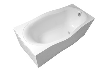 Bath on a white background.