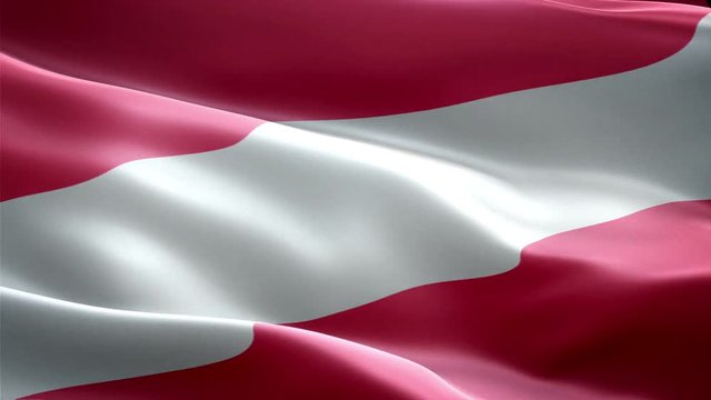 Austria national flag. Infinite loop. New effect and different lightining.