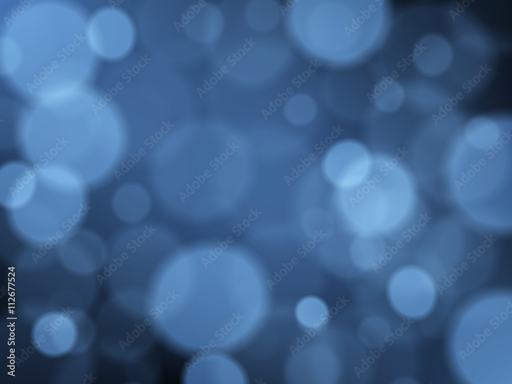 Canvas Prints abstract blue bokeh background. vector illustration