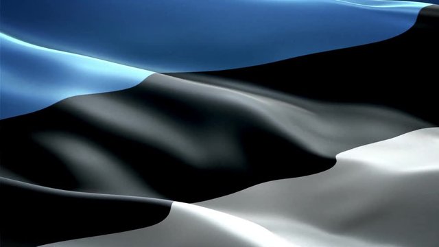 Estonia national flag. Infinite loop. New effect and different lightining.