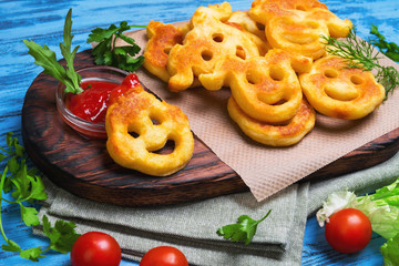 Food French fries potatoes for kids