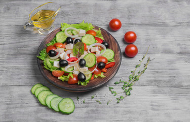 Traditional greek salad