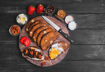 Sweet dessert sandwiches