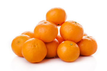 clementine  isolated.  mandarin.  orange. tangerine